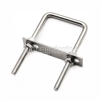 Kvadrātveida u skrūve ar mazgātāju un uzgriežņiem